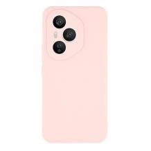Силиконов калъф / кейс / Nano TPU за Honor 400 Pro 5G - светло розов гръб със защита за камерата