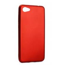 Силиконов калъф / гръб / TPU за HTC Desire 12 / Breeze - червен