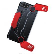 Луксозен гръб Baseus Gamer Gamepad за Apple iPhone 7 Plus / iPhone 8 Plus - черен с червено
