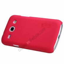 Луксозен предпазен твърд гръб / капак / Nillkin Frosted за Samsung Galaxy Core Plus G3500 - червен