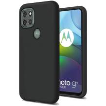 Силиконов калъф / гръб / TPU за Motorola Moto G9 Power - черен / мат