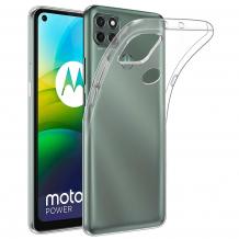 Силиконов калъф / гръб / TPU за Motorola Moto G9 Power - прозрачен