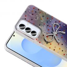 Луксозен силиконов калъф / гръб / TPU Ponti Case за Samsung Galaxy S25 Plus - цветен кейс със панделка