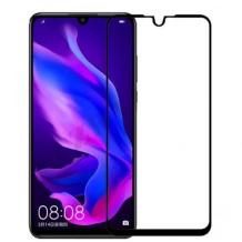 3D full cover Tempered glass Full Glue screen protector Samsung Galaxy A20s / Извит стъклен скрийн протектор с лепило от вътрешната страна за Samsung Galaxy A20s - черен