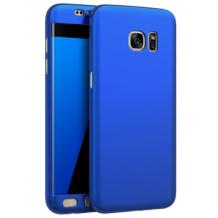 Твърд гръб Magic Skin 360° FULL за Samsung Galaxy S7 Edge G935 - тъмно син