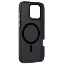 Оригинален удароустойчив гръб TPU кейс Youngkit Hidden Sand Series Case с безжично зареждане MagSafe за Apple iPhone 16 Pro (6.3) - черен