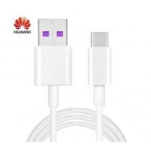 Оригинален USB кабел Type-C за Huawei Mate 30 Pro - бял