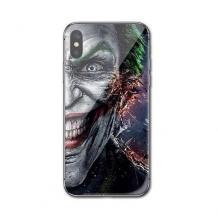 Луксозен стъклен твърд гръб за Samsung Galaxy A40 - Joker Face