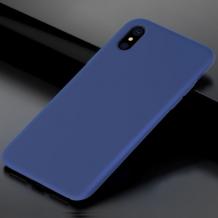 Луксозен гръб TOTU Design Brilliant Series за Apple iPhone X - тъмно син / мат
