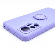 Силиконов твърд гръб TPU кейс / Case Magnetic Finger Ring Car Holder / за Xiaomi 12T - лилав