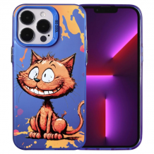 Луксозен твърд гръб / кейс / Dreamers case за Apple iPhone 16 (6.1) - Crazy Cat