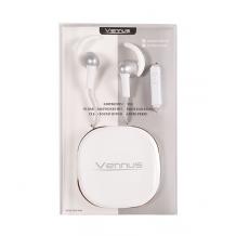 Стерео слушалки Vennus / Stereo Earphones Vennus / handsfree / 3.5mm за смартфон - сребристи