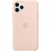 Оригинален гръб Silicone Cover за Apple iPhone 11 6.1" - светло розов