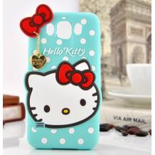 Силиконов калъф / гръб / TPU 3D за Samsung Galaxy J5 2016 J510 - Hello Kitty / син