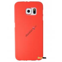 Ултра тънък силиконов калъф / гръб / TPU Ultra Thin i-Zore за Samsung Galaxy Alpha G850 - червен