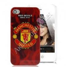 Заден предпазен твърд гръб за Apple iPhone 4 / 4S - Manchester United