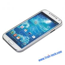 Луксозен предпазен капак / твърд гръб / с камъни за Samsung Galaxy S4 I9500 / Samsung S4 I9505 - бял с цветя и пеперуда