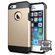 Tвърд гръб SGP Spigen TOUGH ARMOR за Apple iPhone 5 / iPhone 5S - златист