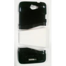 Заден предпазен капак за HTC One X - Черно / Бял