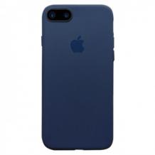 Луксозен силиконов гръб Silicone Case за Apple iPhone 6 / iPhone 6S - тъмно син