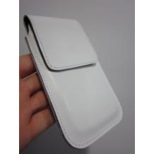 Кожен калъф Flap за Samsung Galaxy S3 S III SIII I9300 - бял