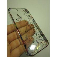 Луксозен твърд гръб за Apple iPhone 5 / iPhone 5S / iPhone SE - прозрачен / пеперуди и цветя