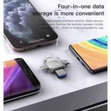 OTG USB + Type-C + Micro + Lightning Yesido FL15 4 in1 Flash памет 16GB USB 3.0 - YESIDO