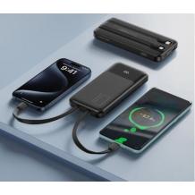 Универсална външна батерия XO-PR249 Lightning (iPhone) + Type-C 20000mAh / Universal Power Bank XO-PR249 Lightning (iPhone) + Type-C 20000mAh - черна