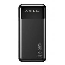 Универсална външна батерия XO-PR191 DUAL-WAY / PD/20W/ + Lightning (iPhone) + USB QC 3.0/18W/ 10000mAh / Universal Power Bank XO-PR191 DUAL-WAY / PD/20W/ + Lightning (iPhone) + USB QC 3.0/18W/ 10000mAh - черна