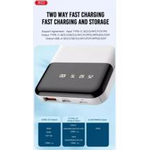 Универсална външна батерия XO-PR191 DUAL-WAY / PD/20W/ + Lightning (iPhone) + USB QC 3.0/18W/ 10000mAh / Universal Power Bank XO-PR191 DUAL-WAY / PD/20W/ + Lightning (iPhone) + USB QC 3.0/18W/ 10000mAh - черна