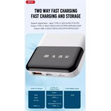 Универсална външна батерия XO-PR192 DUAL-WAY / PD + iP /20W/ + USB QC 3.0 20000mAh / Universal Power Bank XO-PR192 DUAL-WAY / PD + iP /20W/ + USB QC 3.0 20000mAh - черна