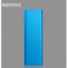Външна батерия / Power Bank REMAX 5000 mAh за Samsung, Apple, LG, HTC, Sony, Nokia, BlackBerry, Huawei и др. - синя