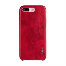 Луксозен гръб MOBEST Elite за Huawei P10 Lite - кожен / червен