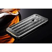 Метален бъмпер / Bumper / с твърд гръб от две части / Ultra Slim Electroplating Aluminum Metal Bumper Xuenair Case за Apple iPhone 6 / 6S - Dark Silver / тъмно сив