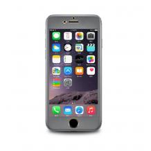 Алуминиев стъклен скрийн протектор / Tempered Glass Screen Protector Aluminum за Apple iPhone 6 Plus 5.5'' - тъмно сив