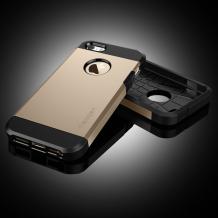 Tвърд гръб SGP Spigen TOUGH ARMOR за Apple iPhone 5 / iPhone 5S - златист