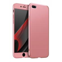 Луксозен твърд гръб GKK 3in1 360° Full Cover за Apple iPhone 6 / iPhone 6S - Rose Gold / лице и гръб