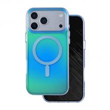 Луксозен твърд гръб / кейс Tecto Shield Magsafe Aurora iPhone 17 Pro Max Blue