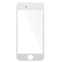 Стъклен скрийн протектор / Tempered Glass Protection Screen / за дисплей на Apple iPhone 5 / iPhone 5S / iPhone 5C / SE- бял