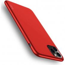 Оригинален силиконов калъф / гръб / TPU X-LEVEL Guardian Series за Samsung Galaxy A41 - червен / мат