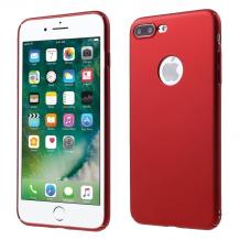 Луксозен твърд гръб за Apple iPhone 7 Plus - червен