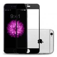 3D full cover Tempered glass screen protector Apple iPhone 7 / iPhone 8 / Извит стъклен скрийн протектор Apple iPhone 7 / iPhone 8 - черен