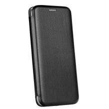 Луксозен кожен калъф Flip тефтер със стойка OPEN за Samsung Galaxy Note 9 - черен