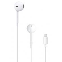Оригинални стерео слушалки / handsfree / за Apple iPhone 13 6.1" / Lightning - бели