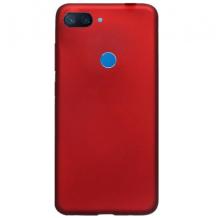 Силиконов калъф / гръб / TPU за Xiaomi Mi 8 Lite - червен / мат