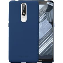 Силиконов калъф / гръб / TPU MOLAN CANO Jelly Case за Nokia 7.1 - тъмно син / мат