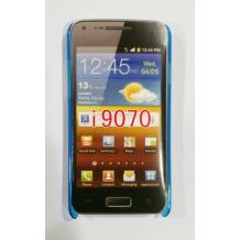 Ултра тънък заден предпазен капак за Samsung i9070 Galaxy S Advance - прозрачен син