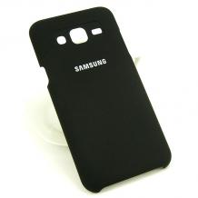 Луксозен твърд гръб за Samsung Galaxy J3 / J3 2016 J320 - черен