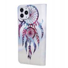 Кожен калъф Flip тефтер със стойка Trendy Book за Huawei Y6p - Boho / Dreamcatcher