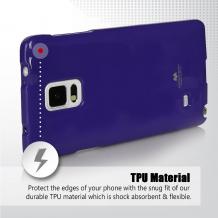 Луксозен силиконов гръб / калъф / TPU Mercury JELLY CASE Goospery за Galaxy Note 4 N910 / Samsung Note 4 - лилав